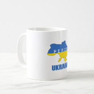 Peace Ukraine - Support Peace & Love  Coffee Mug