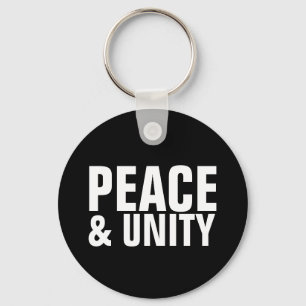 PEACE & UNITY Keychain