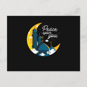 Peace Upon You Muslim Islam Mosque Allah Hajj Gift Postcard