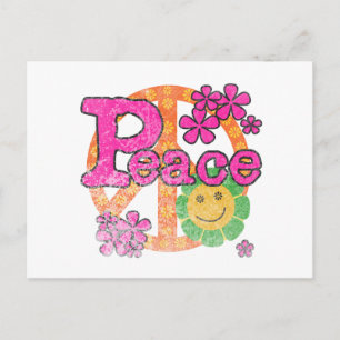 Peace Vintage Postcard