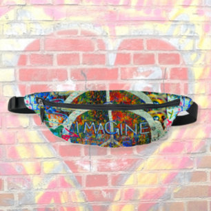 Peace Wall Art Fanny Pack