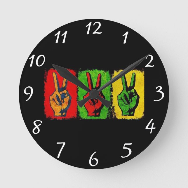 Peace Wall Clock (Front)