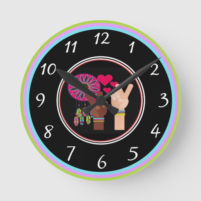 Peace Wall Clock (Front)