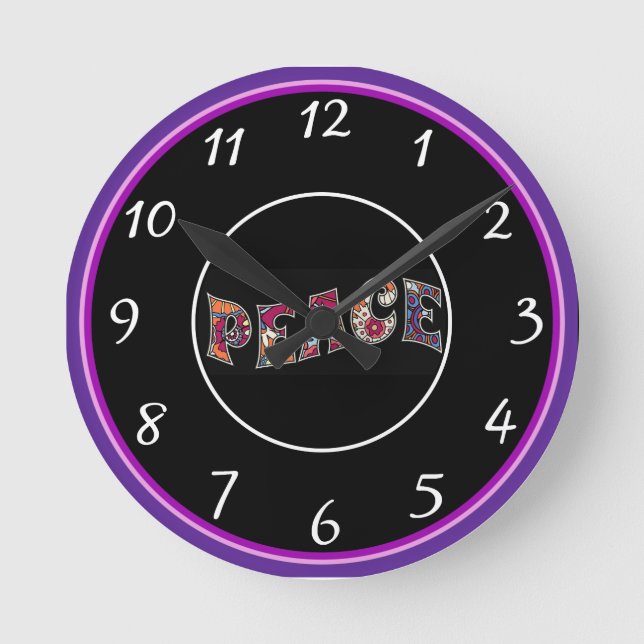 Peace Wall Clock (Front)