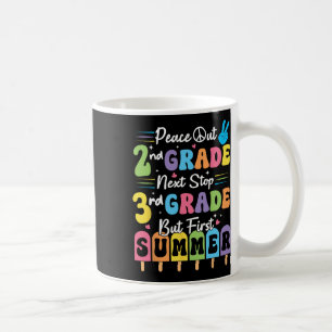 Peace We Out 2nd Grade Summer Graduation Second Gr Coffee Mug