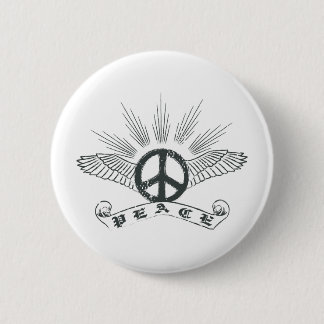 peace wing 2 inch round button