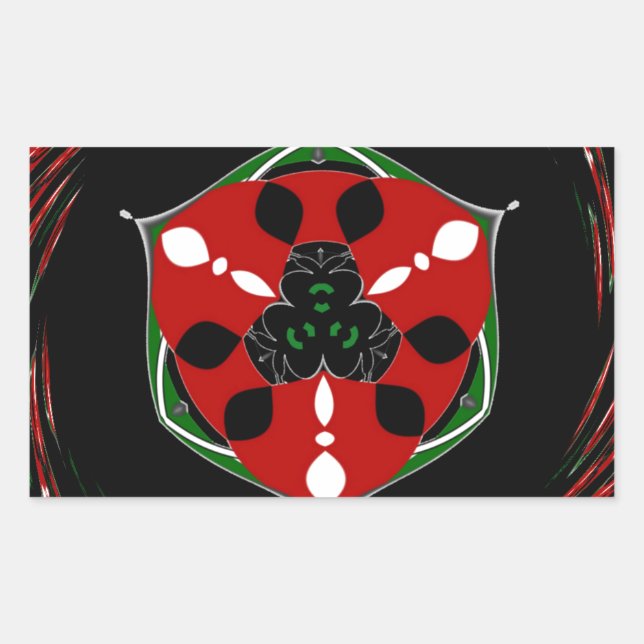 "Peace: with Shield Emblem" Art Print Sticker (Front)