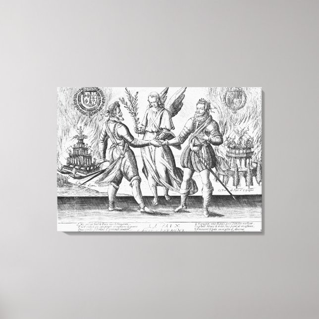 Peace with Spain Canvas Print (Front)