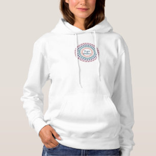 Peace Within Pastel Mandala Spiritual Hoodie