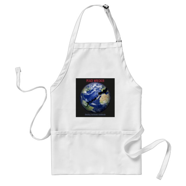 Peace Wrecker – Dividing Tastebuds Worldwide Standard Apron (Front)
