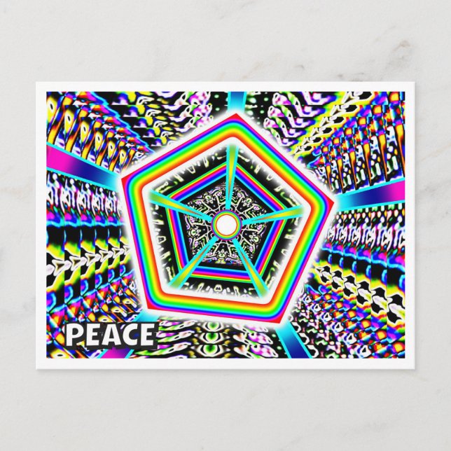 Peace (you may change the words) Postcard (Front)
