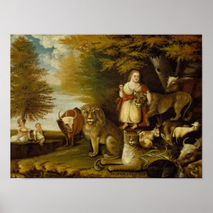 Peaceable Kingdom 1830-32 Poster