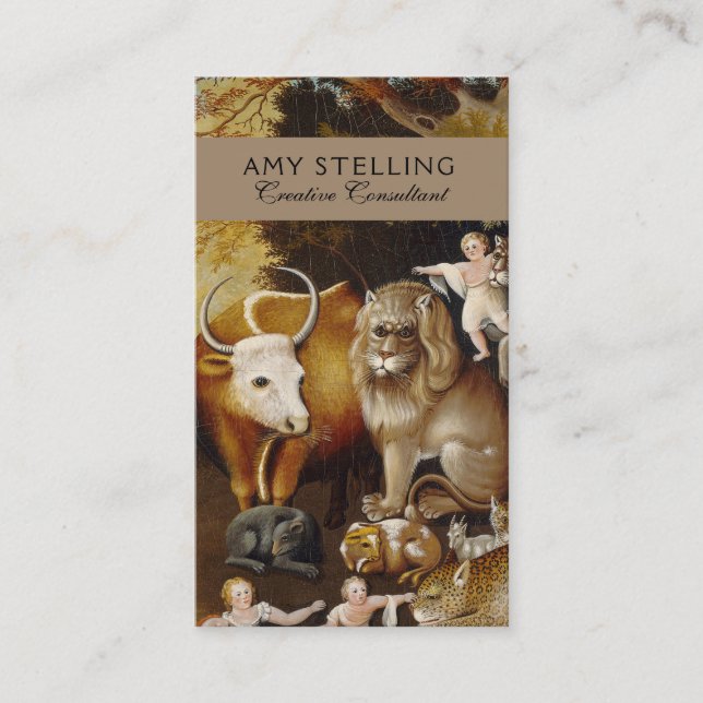 Peaceable Kingdom Animal Hicks Classic Business Card (Front)