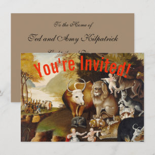 Peaceable Kingdom Animal Hicks Classic Invitation