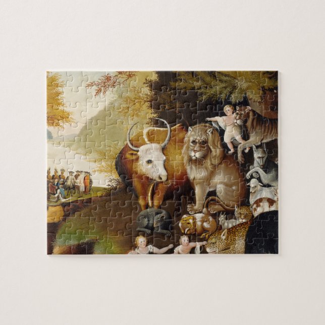 Peaceable Kingdom Animal Hicks Classic Jigsaw Puzzle (Horizontal)