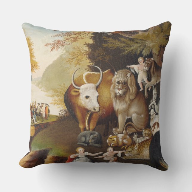 Peaceable Kingdom Animal Hicks Classic Throw Pillow (Front)