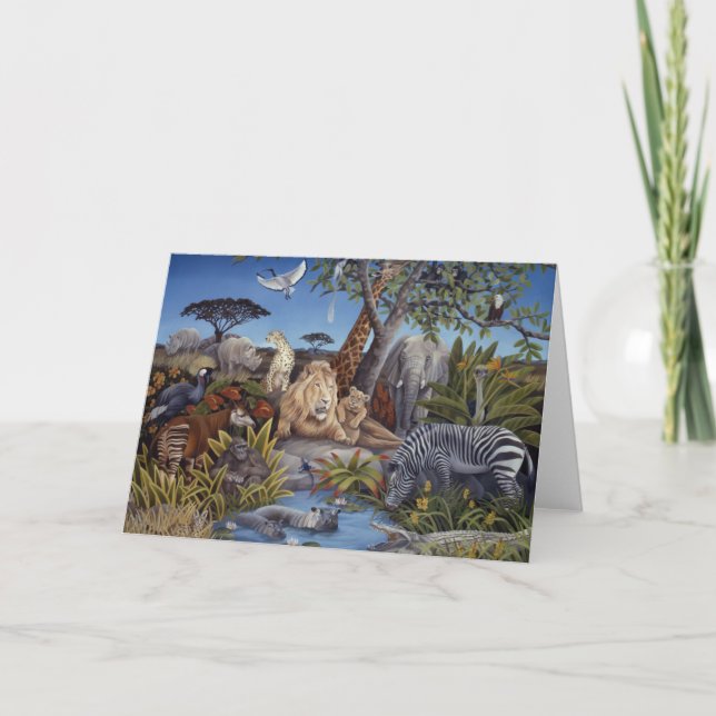 Peaceable Kingdom Card (Front)