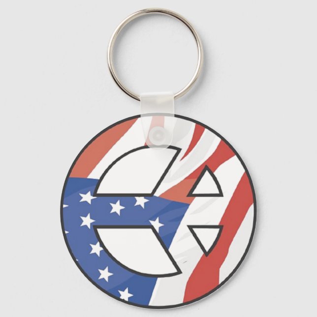 peaceflag keychain (Front)