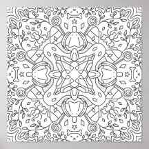 Peaceful Autumn: Halloween Magic Colouring