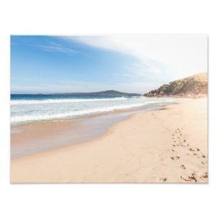 Peaceful beach scene print