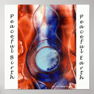 peaceful birth poster