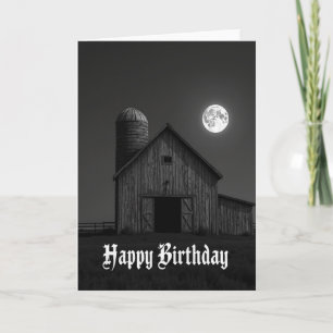 Peaceful Birthday Barn Card