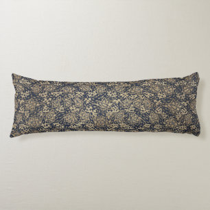 Peaceful Blue & Cream Batik Body Pillow