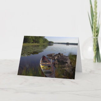 Peaceful Canoe Notecard