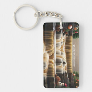 "Peaceful Christmas Escape" Keychain