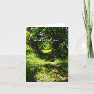 Peaceful Country Pathway Thinking Of You Card