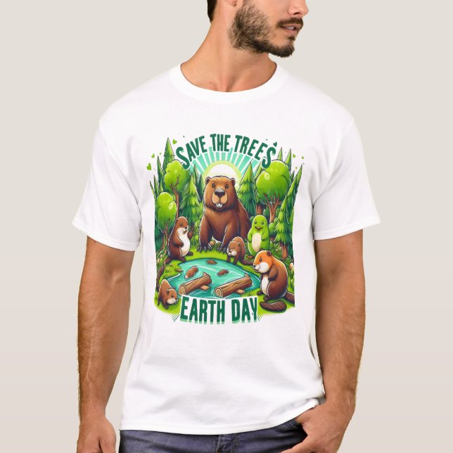 Peaceful Creatures in the Meadow T-Shirt (Front)