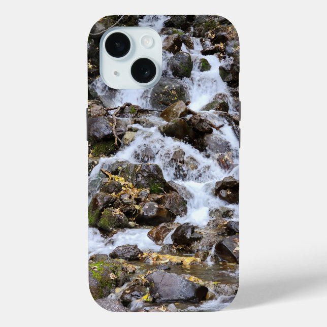 Peaceful Creek Waterfall Nature Scene Case-Mate iPhone Case (Back)