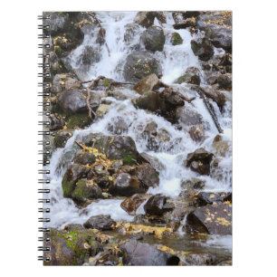 Peaceful Creek Waterfall Nature Scene Notebook