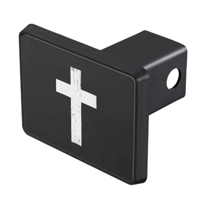 Peaceful Cross Trailer Hitch Cover (Top Right)