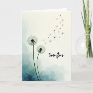 Peaceful Dandelion Birthday Card