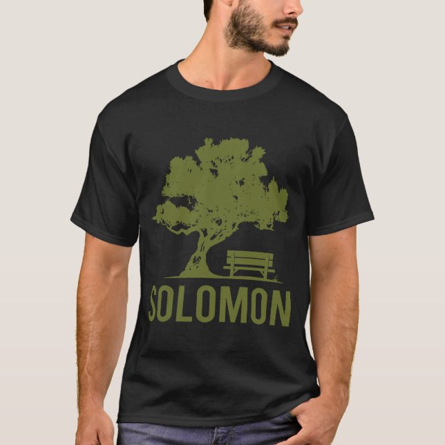 Peaceful Day - Solomon Name T-Shirt (Front)