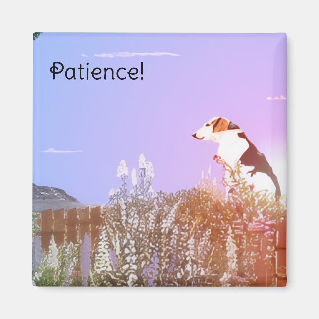 Peaceful Dog Magnet (Front)