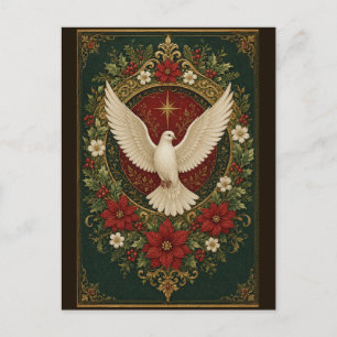 Peaceful Dove Holiday Postcard