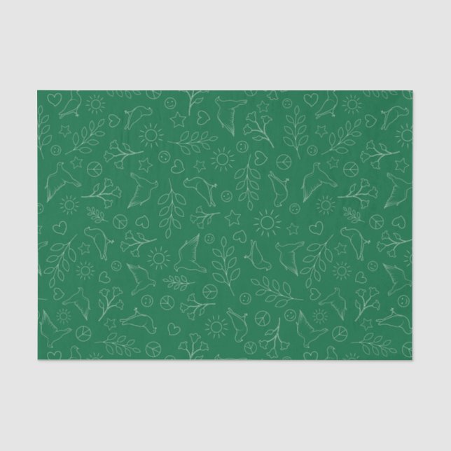 Peaceful Doves Tissue Paper (Front)