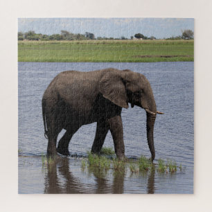 peaceful elephant jigsaw puzzle