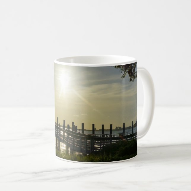 Peaceful Evening At Cooper River Coffee Mug (Front Right)