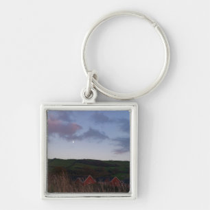 Peaceful Evening in Newtown Keychain