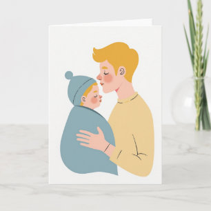 Peaceful Fathers Day Art Card