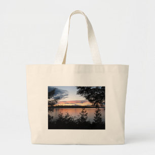 Peaceful Forest Large Tote Bag