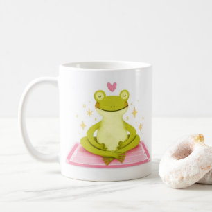 Peaceful Frog – Kind_Ones Whimsical Calm Mug