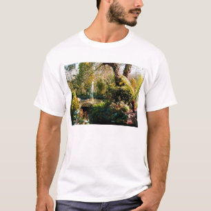 Peaceful garden in Guernsey T-Shirt