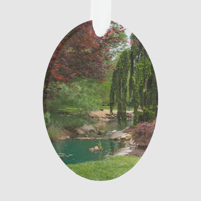 Peaceful Garden Ornament (Back)