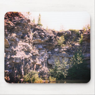 Peaceful Granite Rock Quarry Nature  Mouse Pad