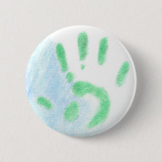 Peaceful Hand 2 Inch Round Button