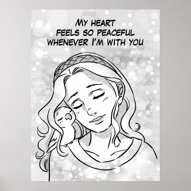 Peaceful heart poster (Front)